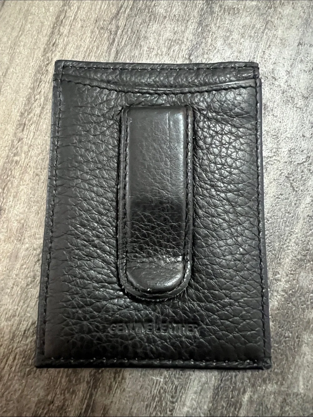 Perry Ellis men’s leather money clip